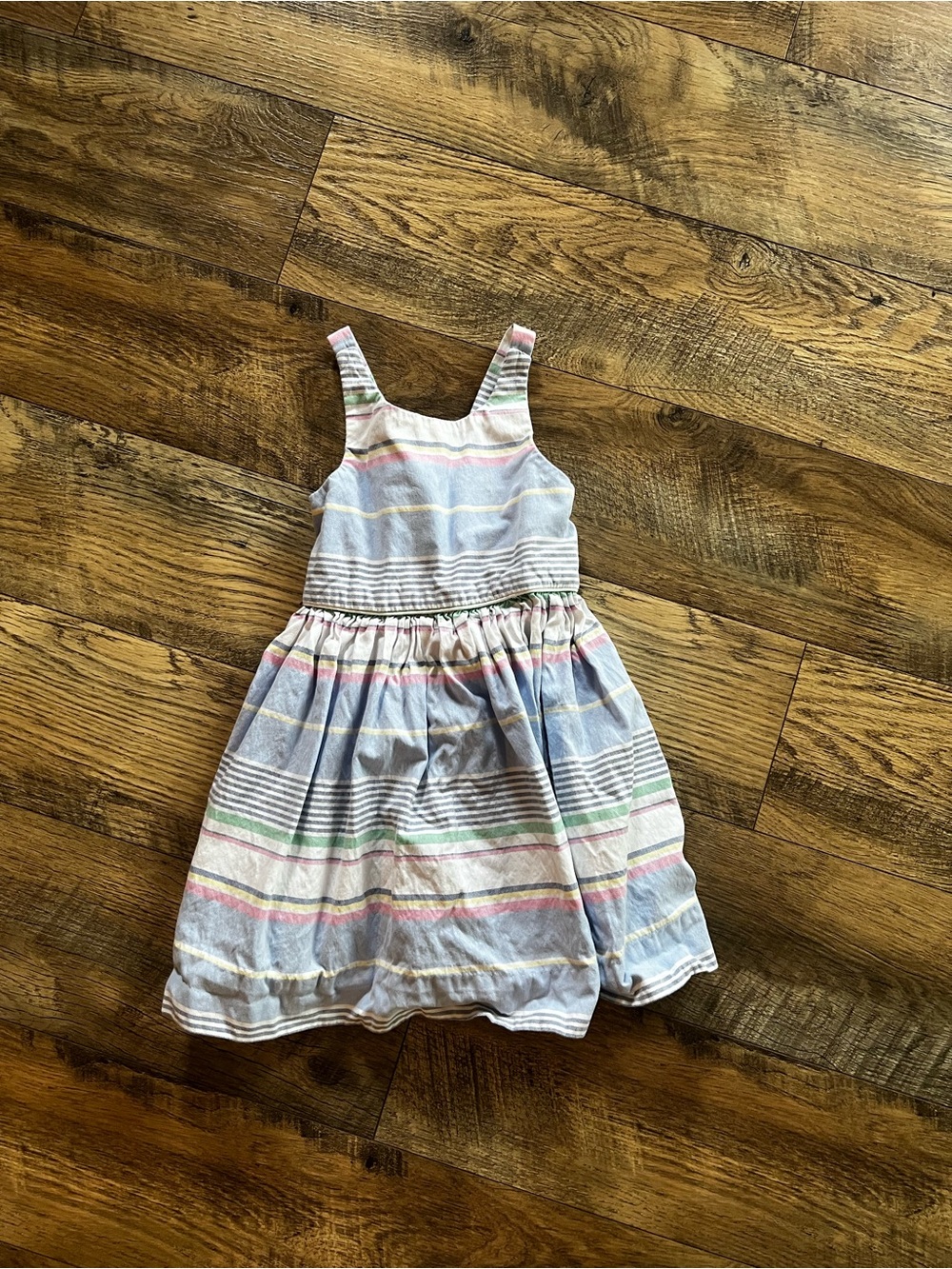 Polo Ralph Lauren Girls 3T Pastel Striped Fit & Flare Dress 🎀